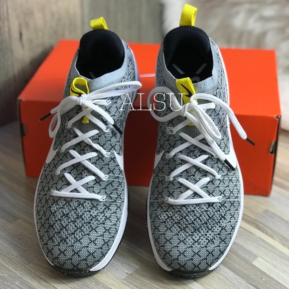 Nike Metcon DSX Flyknit B/W Dynamic Yellow Men’s - Picture 3 of 8